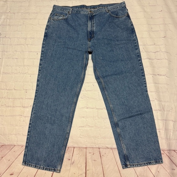 MEMBER’S MARK Vintage Men's Blue Jeans straight fit 100% cotton denims 44x32 EUC - Picture 14 of 14